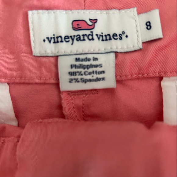 Vineyard Vines Pink Bermuda Shorts Cotton Twill - Picture 2 of 4